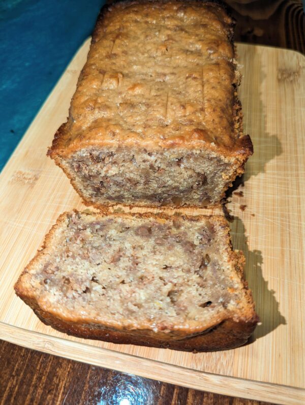 Alkaline Banana Nut Bread Loaf